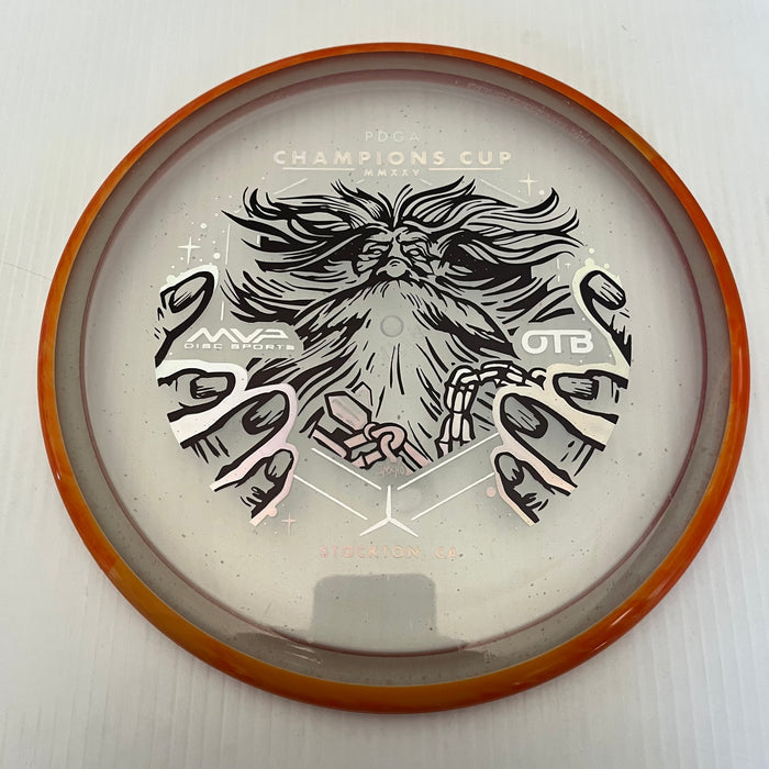 Clear/Swirly Orange Rim/177g 13