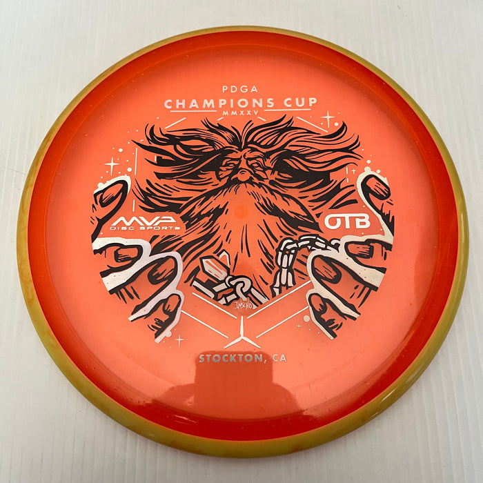 Orange/Swirly Yellow & Orange Rim/176g 28