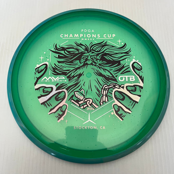 Green/Swirly Teal Rim/177g 29