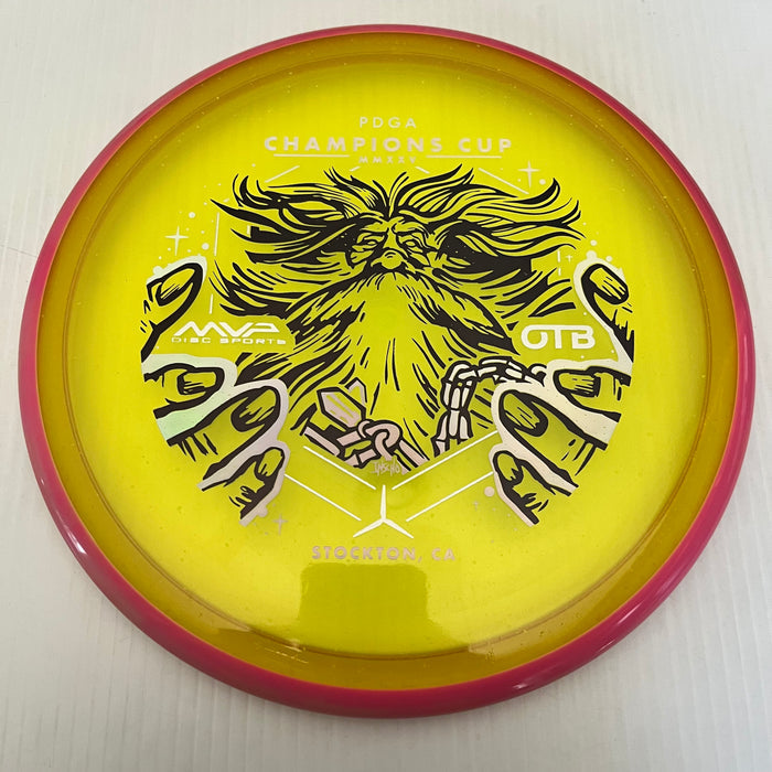 DayGlo/Pink Rim/177g 7
