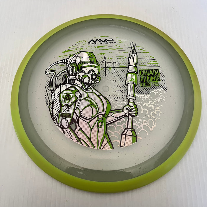 Clear/Swirly DayGlo Rim/166g 21