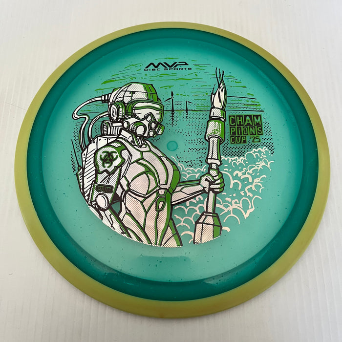 Teal/Yellow Rim/171g 29