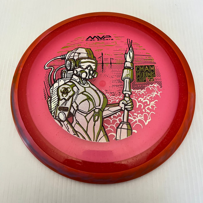 Red/Swirly Orange Rim/172g 6