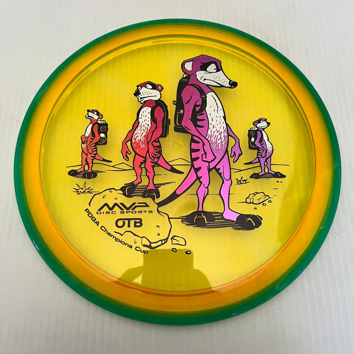 Yellowy Orange/Green Rim/158g 9