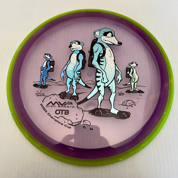 Purple/Bright Green Rim/158g 28