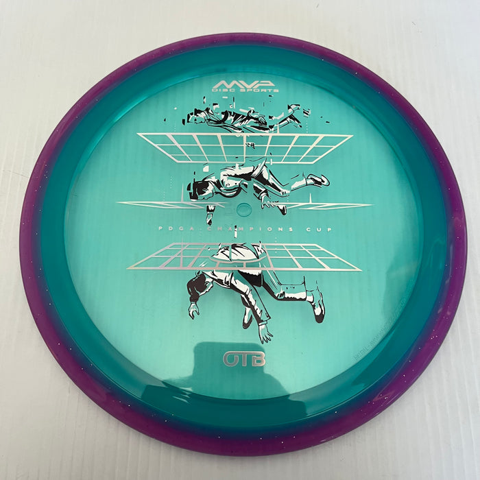 Teal/Purple Rim/156g 17