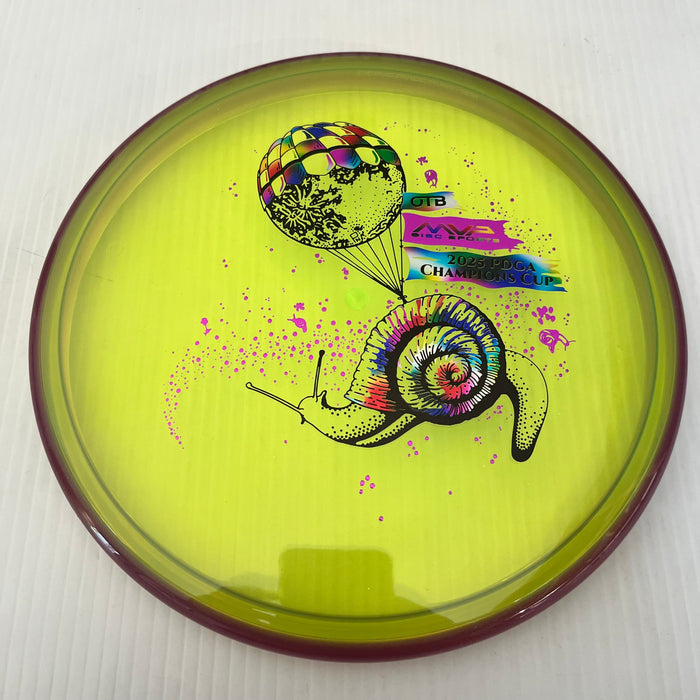 DayGlo/Purple Rim/173g 18