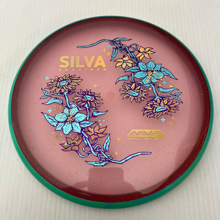 Dark Pink/Swirly Teal Rim/166g 17