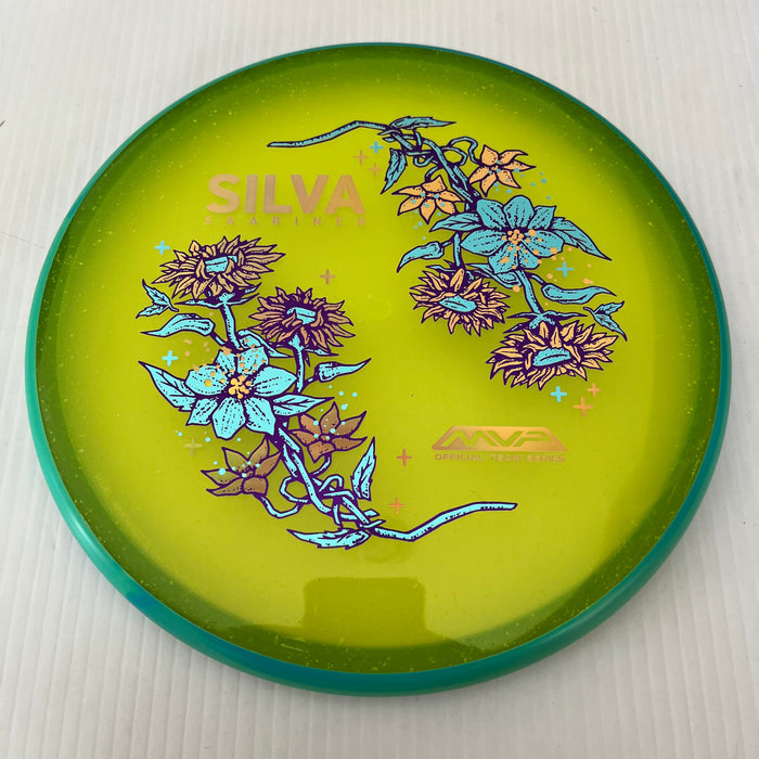 DayGlo/Swirly Light Blue Rim/166g 30