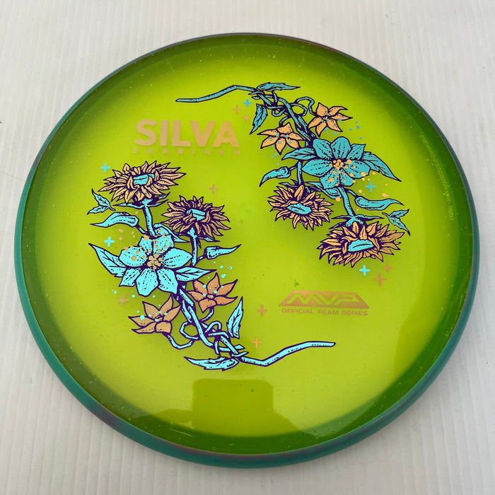 DayGlo/Teal & Pink Rim/173g 38