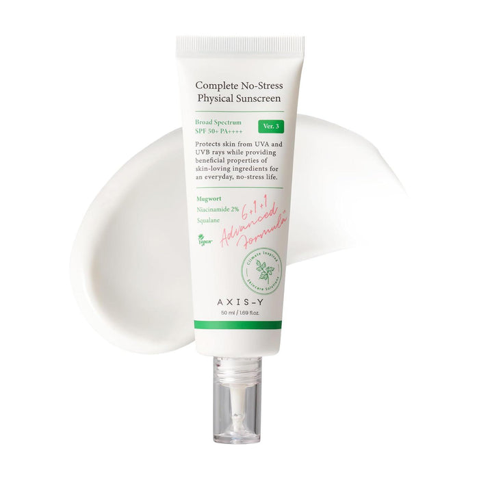 AXIS-Y Complete No-Stress Physical Sunscreen SPF50+ PA+++ 50 mL