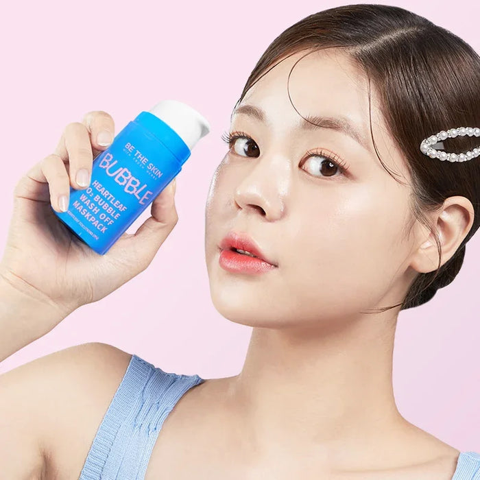 [BE THE SKIN] Heartleaf O2 Bubble Wash Off Mask Pack 50g