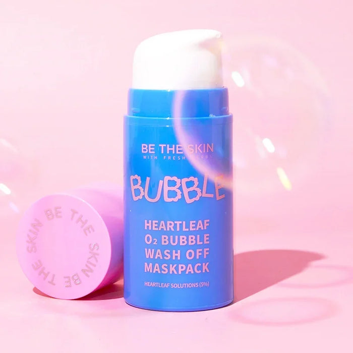 [BE THE SKIN] Heartleaf O2 Bubble Wash Off Mask Pack 50g