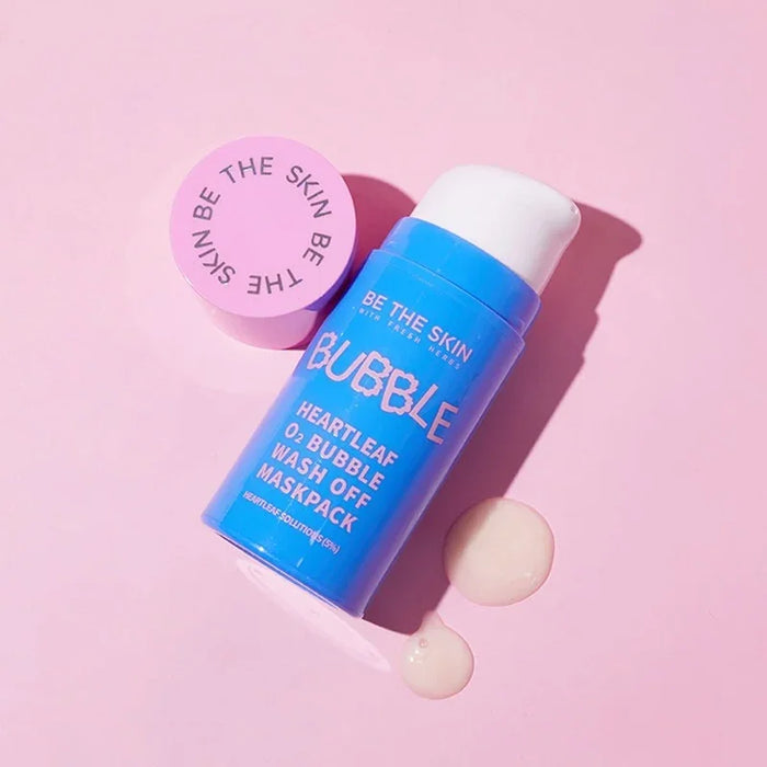 [BE THE SKIN] Heartleaf O2 Bubble Wash Off Mask Pack 50g