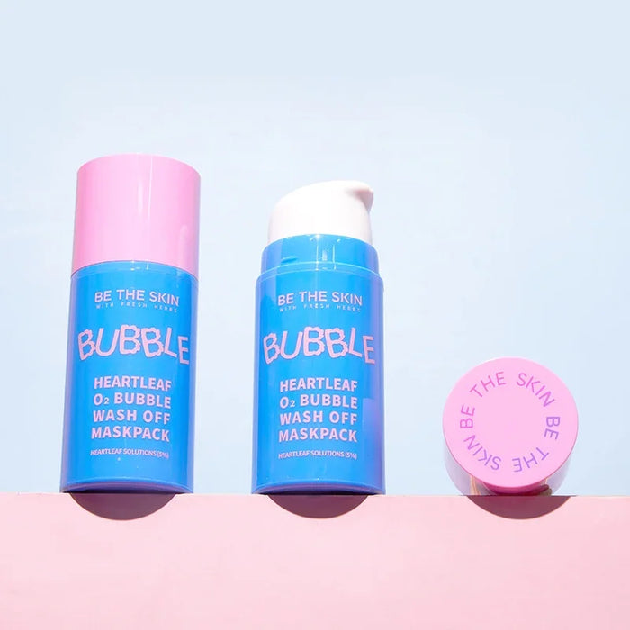 [BE THE SKIN] Heartleaf O2 Bubble Wash Off Mask Pack 50g