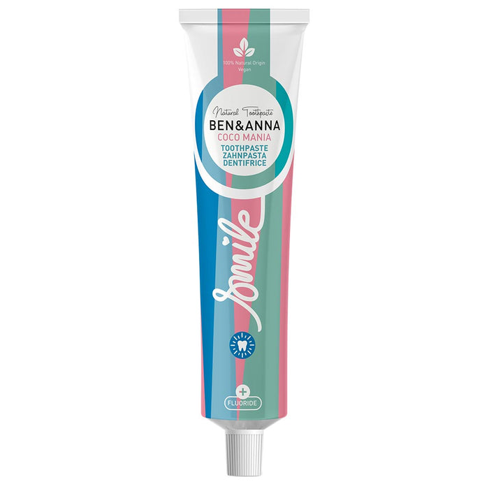Ben & Anna Toothpaste Hammastahna Alumiinituubissa Coco Mania 75ml