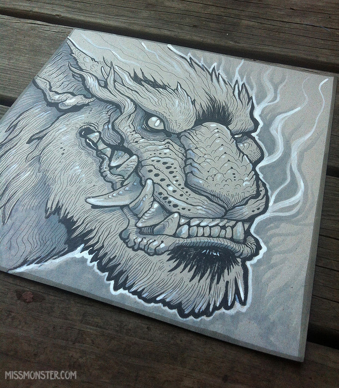 BIG FOO ORIGINAL INK DRAWING
