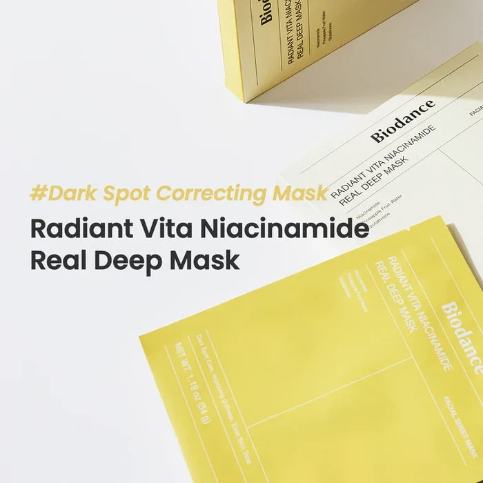 Biodance Radiant Vita Niacinamide Real Deep Mask 34g