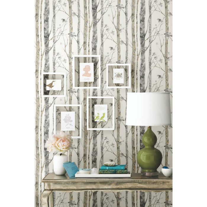 Birch Trees Peel And Stick Wallpaper - EonShoppee