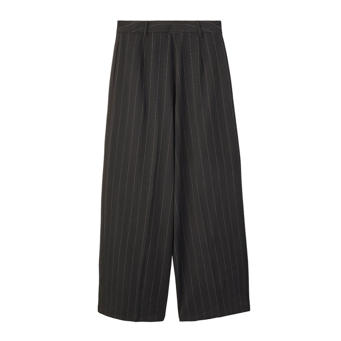 CULTIVATION Black Stripe Pants | Isetan KL Online Store