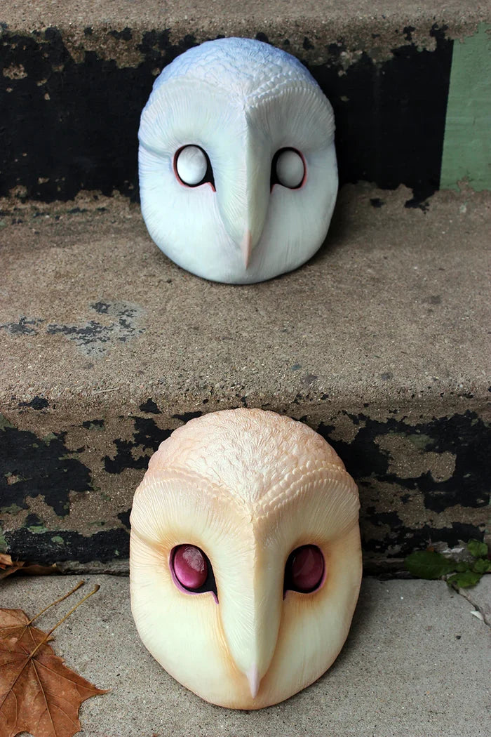 BLANK OWL MASK READY TO SHIP