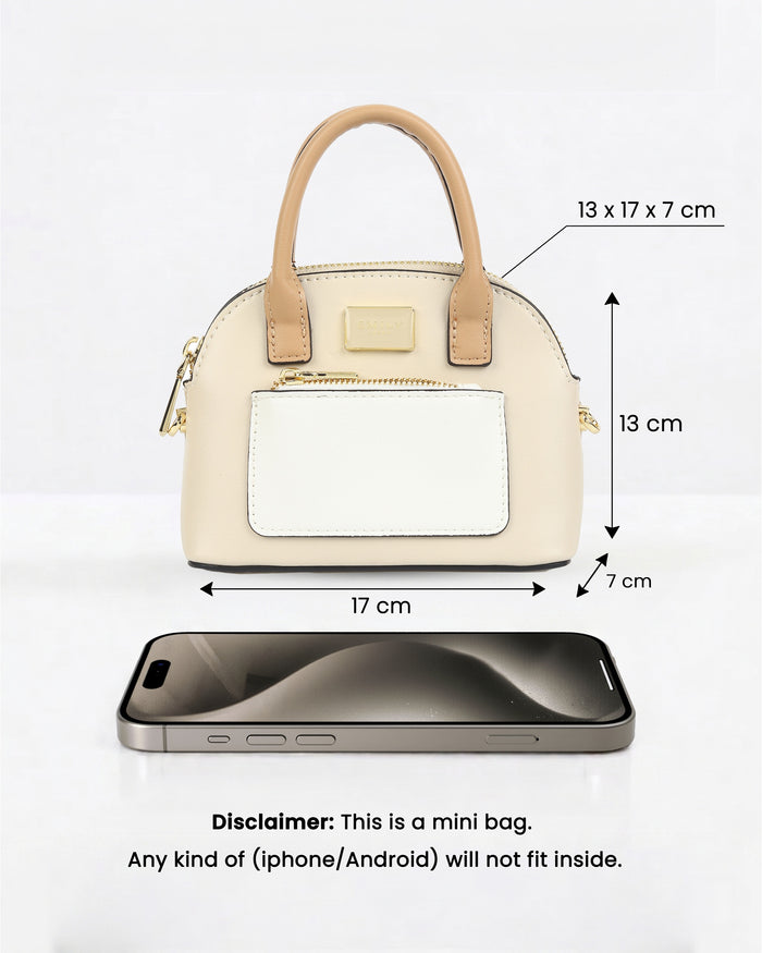 Bloom Mini Bag- Beige MB011