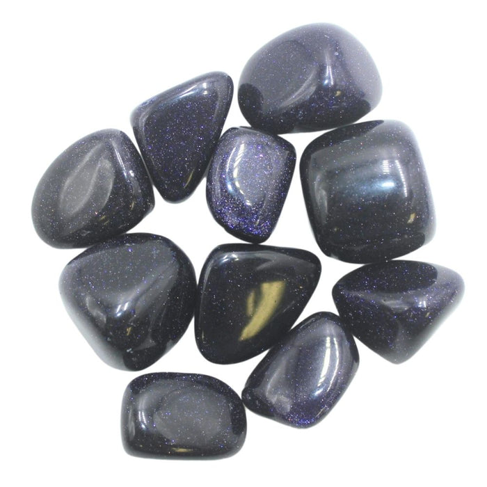 Blue Goldstone - Tumbled