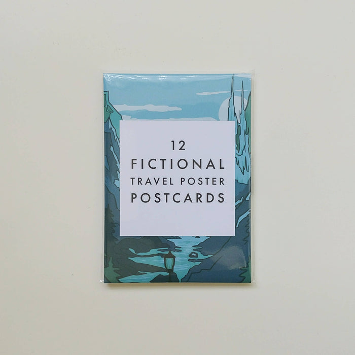 Bookishly - Fictional Travel Postcard Set - Twelve Pack