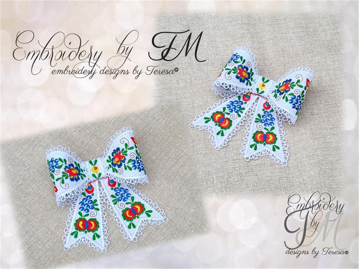 Bow - folklore motifs from Slovacko region/FSL+fabric