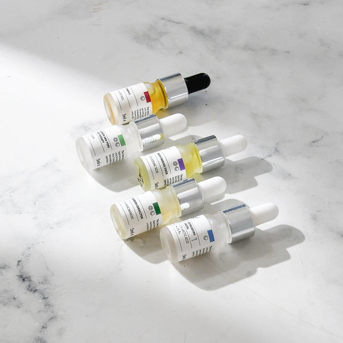 SKIN Functional Breakouts Skin Treatment Kit with details skincare product on a grey background