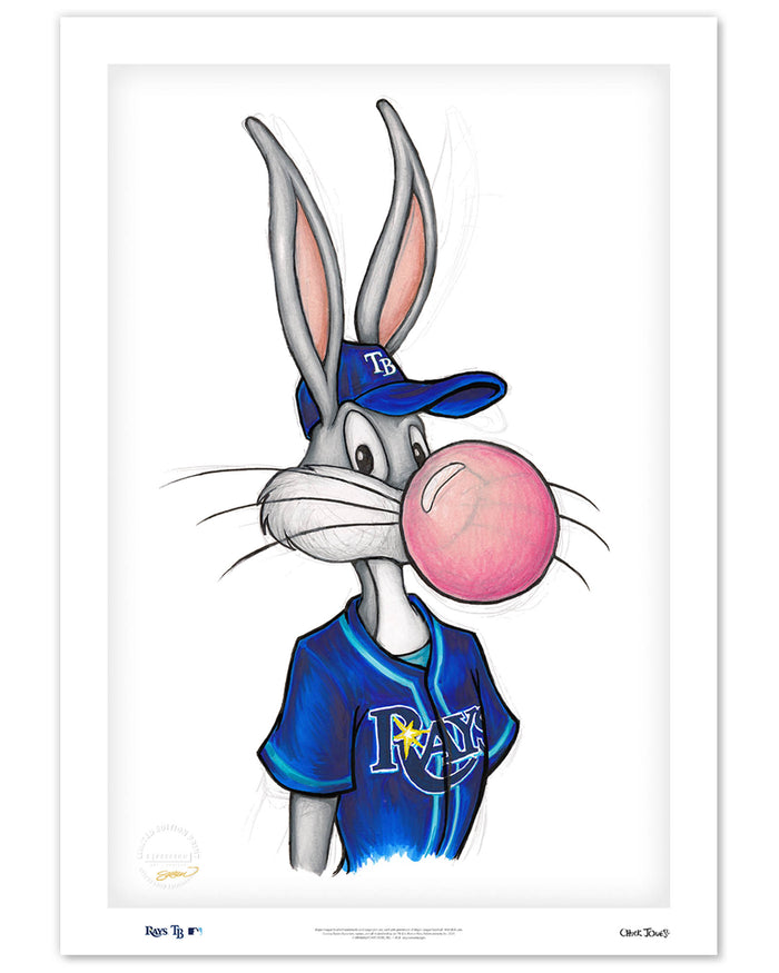 Bubblegum Bugs x MLB Tampa Bay Rays Art Print