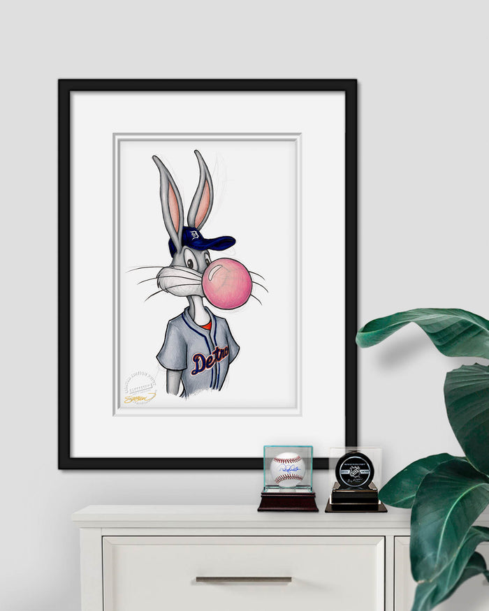 Bubblegum Bugs x MLB Tigers Limited Edition Art Print