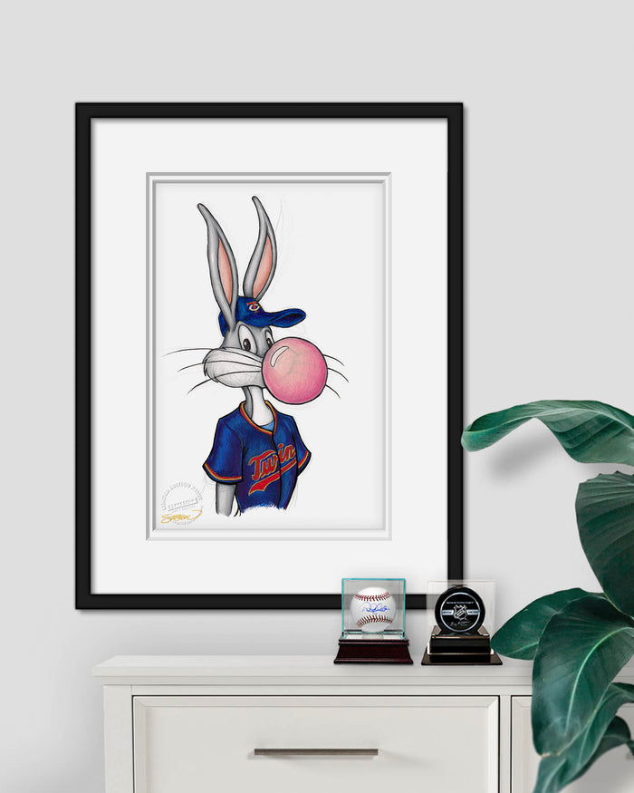 Bubblegum Bugs x MLB Twins Limited Edition Art Print