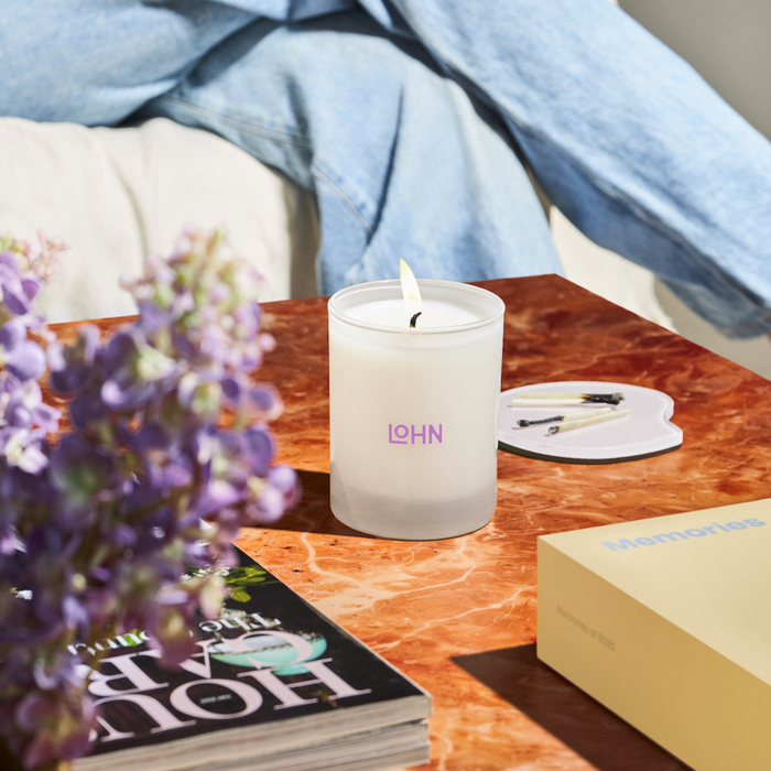Lohn-Bud Candle - Lilac & Pear-Home-LOHNBUDCandleLifestyleSquareB-The Detox Market |