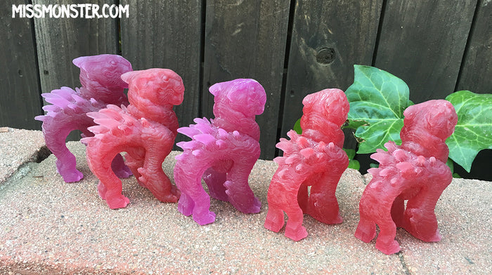 BULLNOG- CAST URETHANE BLANK FIGURE- GLOW IN THE DARK
