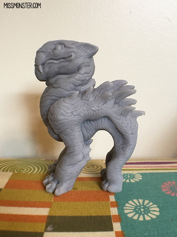 BULLNOG- CAST URETHANE BLANK FIGURE