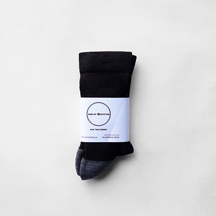 BURLAP OUTFITTER × WILWILDERNESS WEAR　COLOR BLOCK MERINO SOCKS