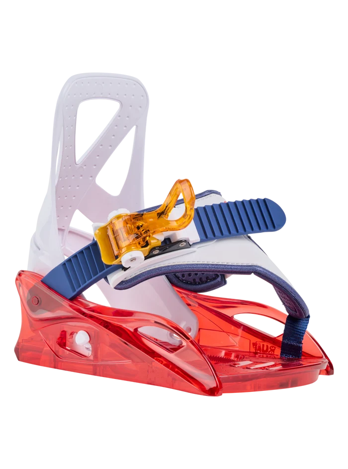 Product image of Kids' Burton Grom Disc Snowboard Bindings[Variant:Red / Multi]