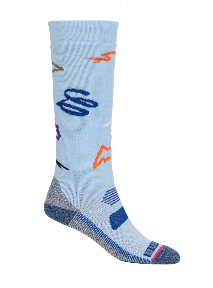 Product image of Kids' Burton Performance Midweight Socks[Variant:Scribble]