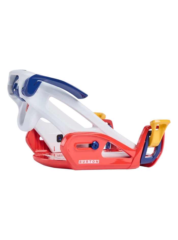 Product image of Kids' Burton Step On® Grom Snowboard Bindings[Variant:White / Multi]