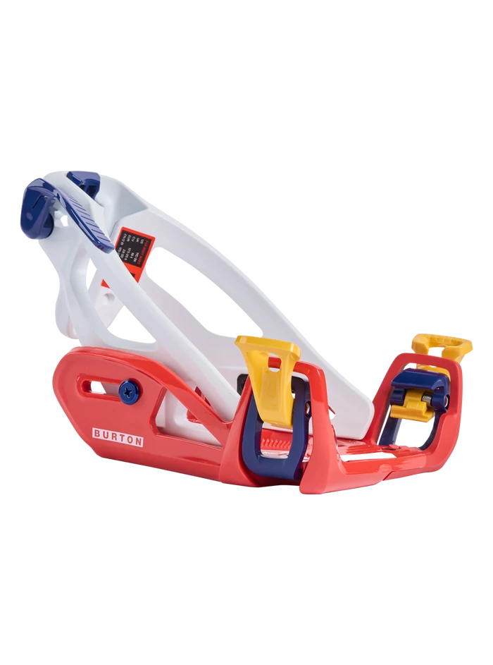 Product image of Kids' Burton Step On® Grom Snowboard Bindings[Variant:White / Multi]