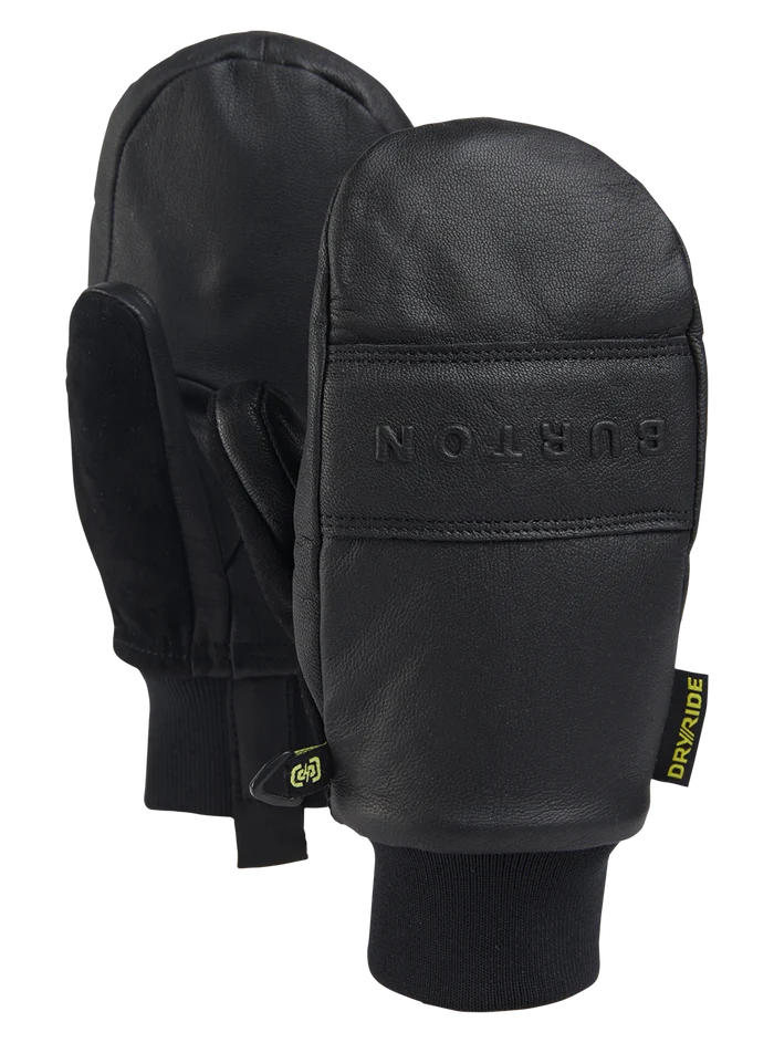 Product image of Kids' Burton Treeline Leather Mittens[Variant:True Black]