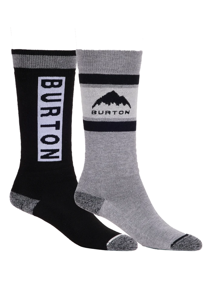 Product image of Kids' Burton Weekend Midweight Socks (2 Pack)[Variant:True Black]