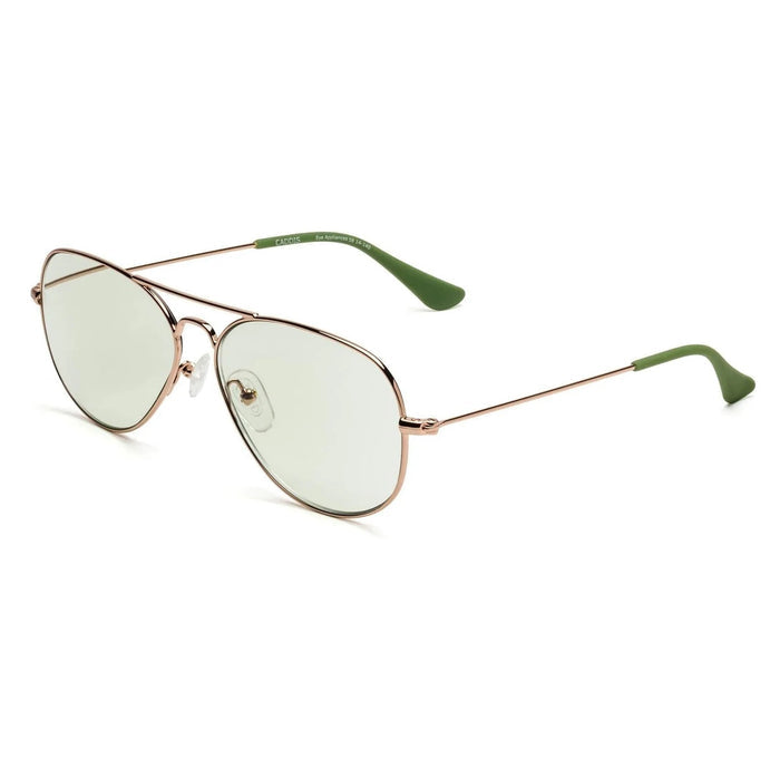 Caddis - Mabuhay - Rose Gold - Green - Reading Glasses - Readers - Aviator