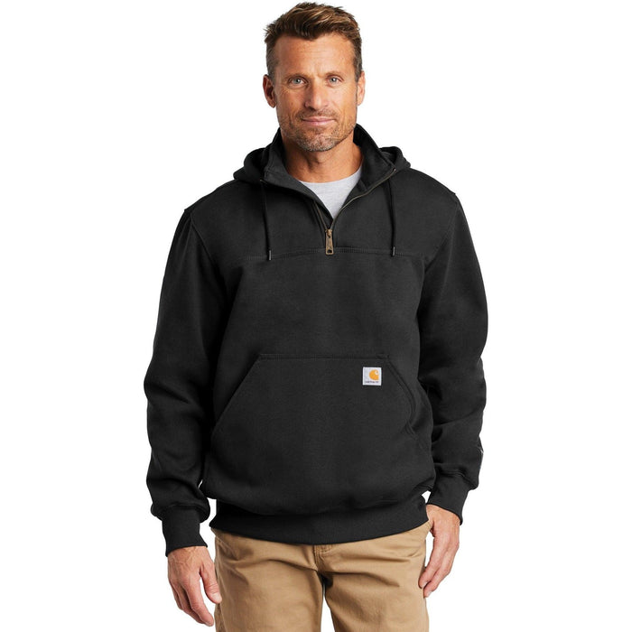 no-logo Carhartt Rain Defender Paxton Heavyweight Hooded Zip Mock Sweatshirt-Regular-Carhartt-Thread Logic