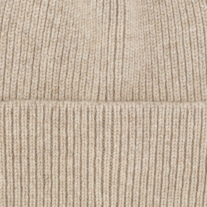 Cashmere rib hue i lys beige