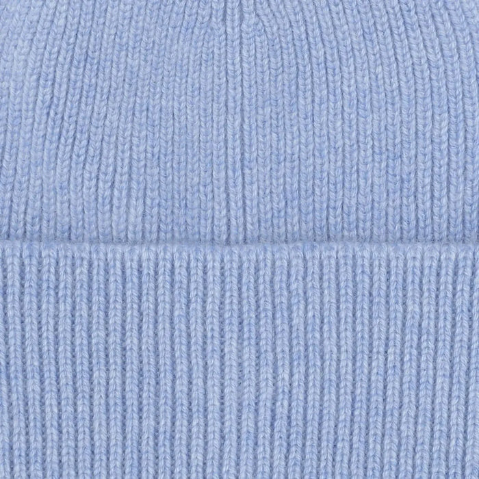 Cashmere rib hue i lys lavendel blå