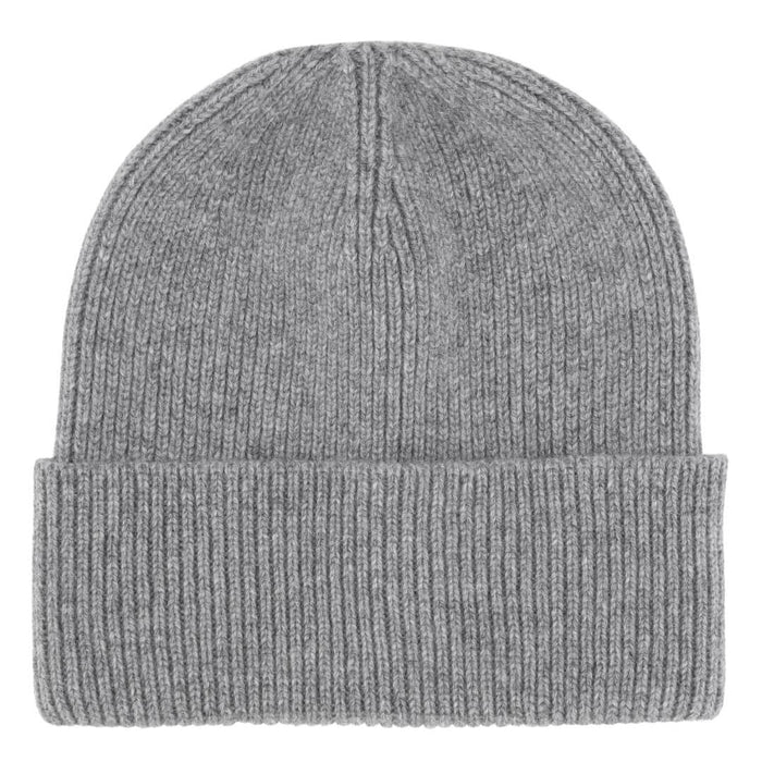 Cashmere rib hue i lysegrå