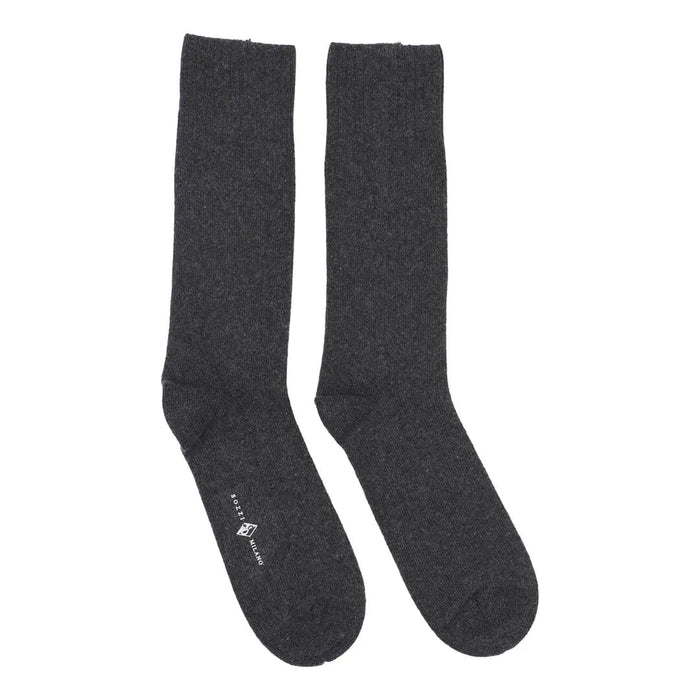cashmere strømper til mænd mørkegrå