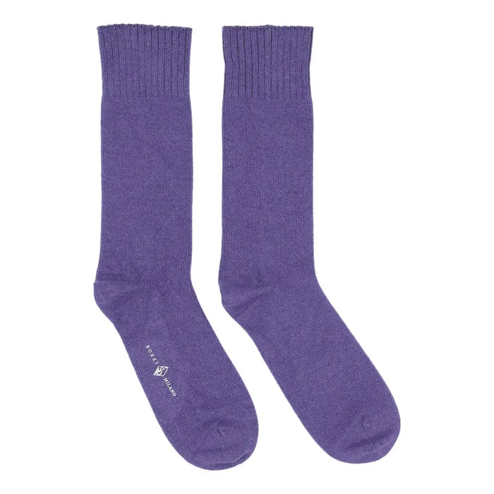 Cashmere strømper til mænd lilla
